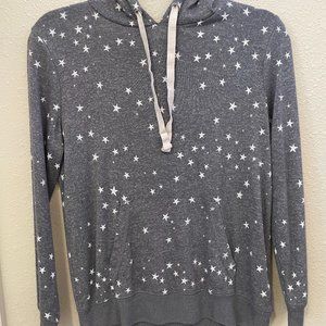 J. Crew Gray Starry Hoodie